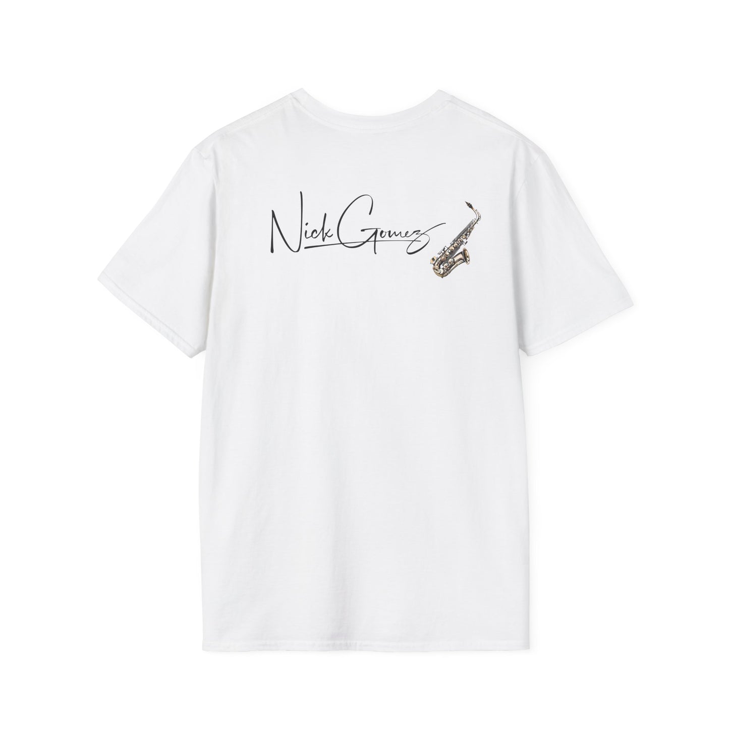 Sax On The Beach T-Shirt (With Logo)