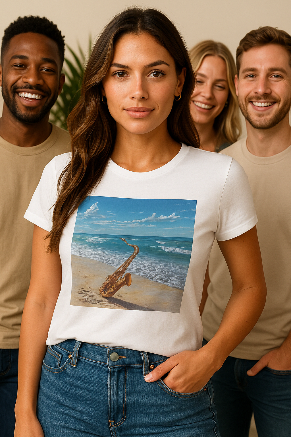Sax On The Beach T-Shirt