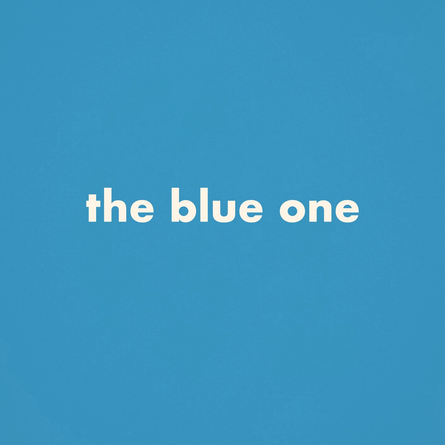 CD - the blue one