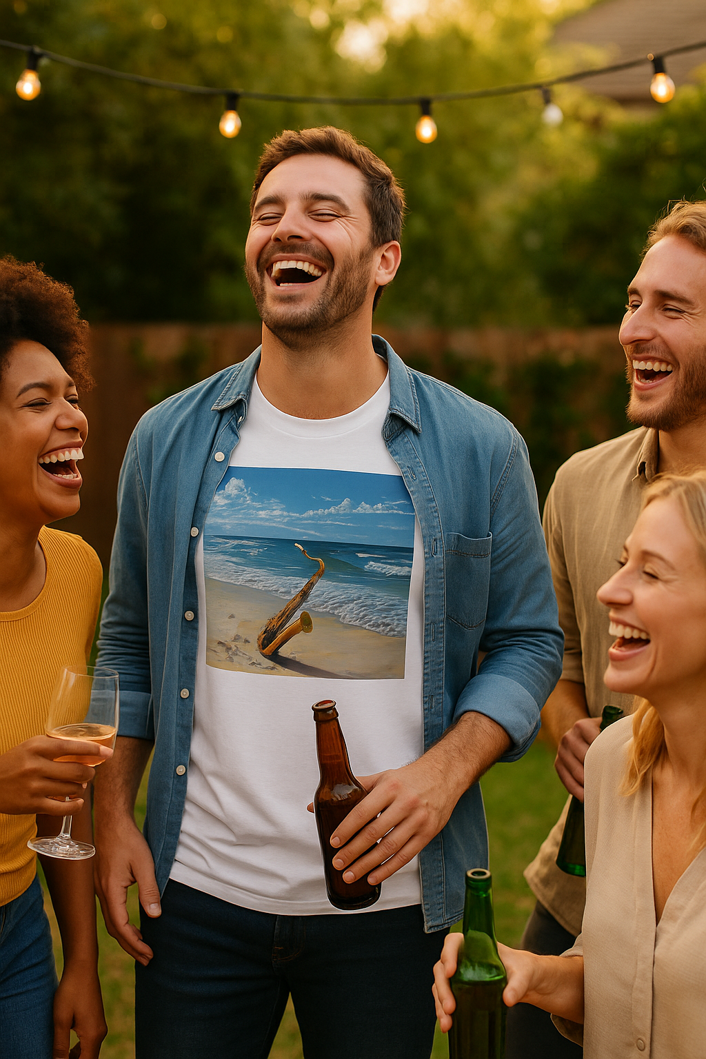 Sax On The Beach T-Shirt